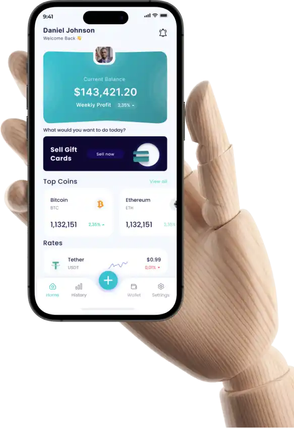 Cryptomania mobile app